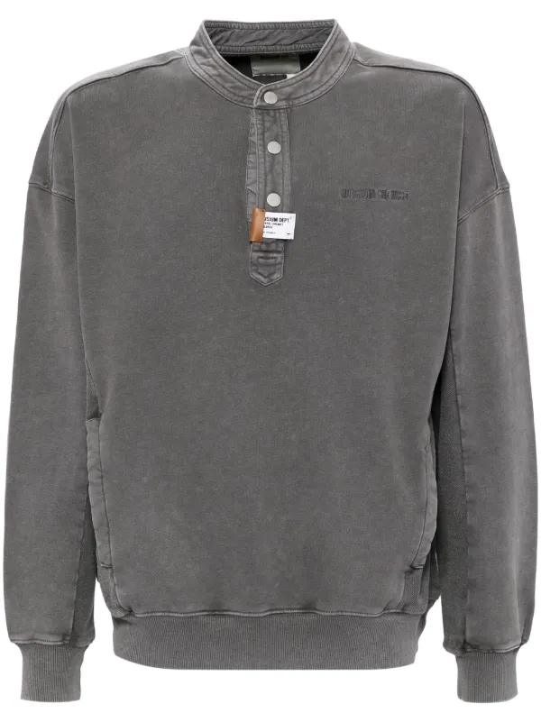 Henley sweatshirt on sale