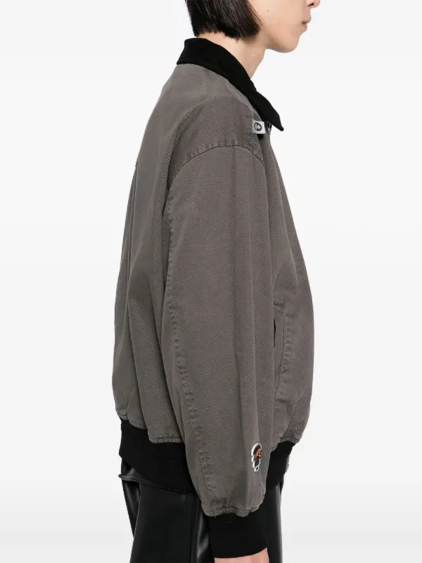 AAPE BY *A BATHING APE® logo-graffiti-print Hooded Jacket