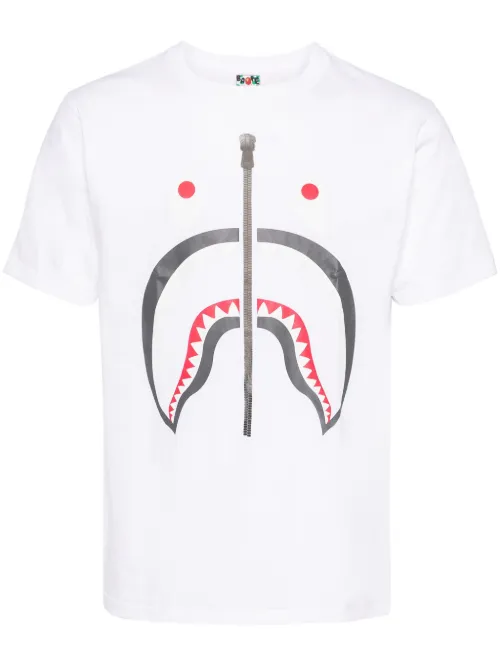 T-shirt à imprimé requin - A BATHING APE® - Modalova