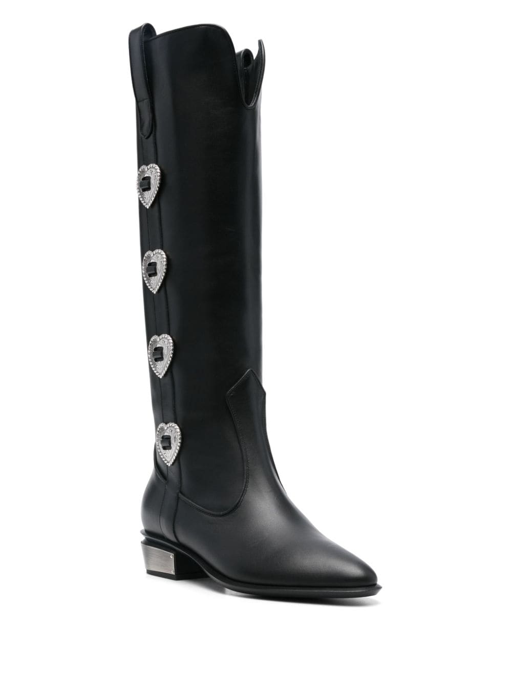 Shop Kate Cate Ranchera Boots In Black