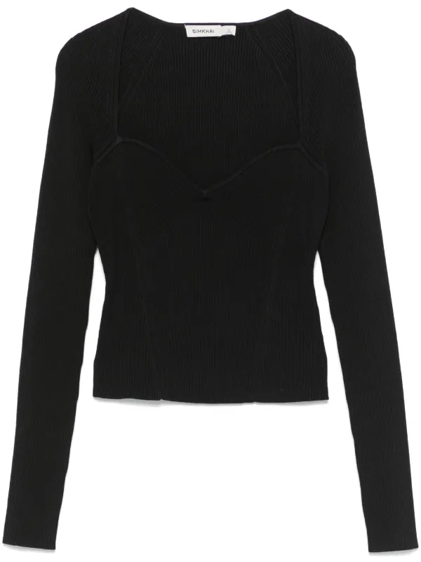 Simkhai Giuliana Sweater in Black