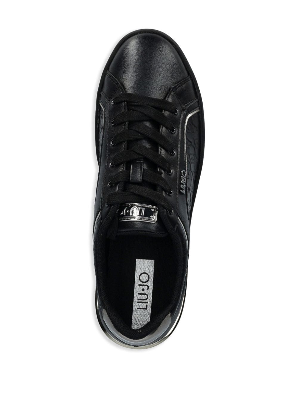 LIU JO leather sneakers Black