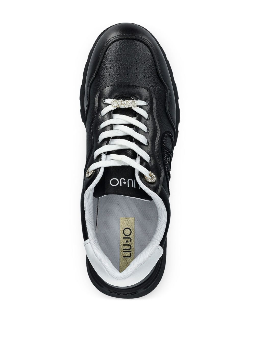 LIU JO leather sneakers Black