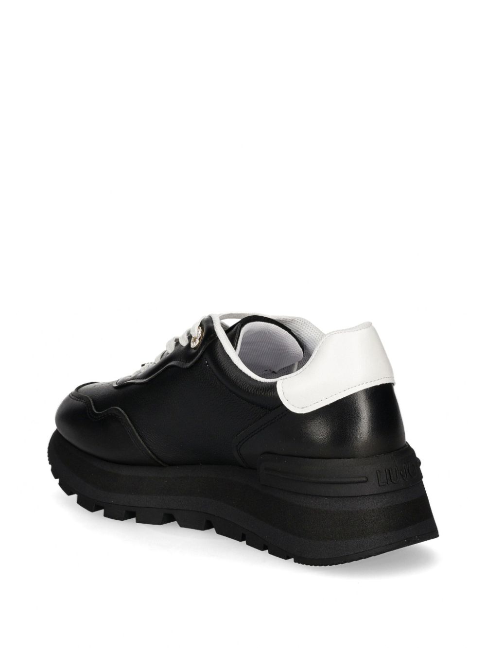 LIU JO leather sneakers Black