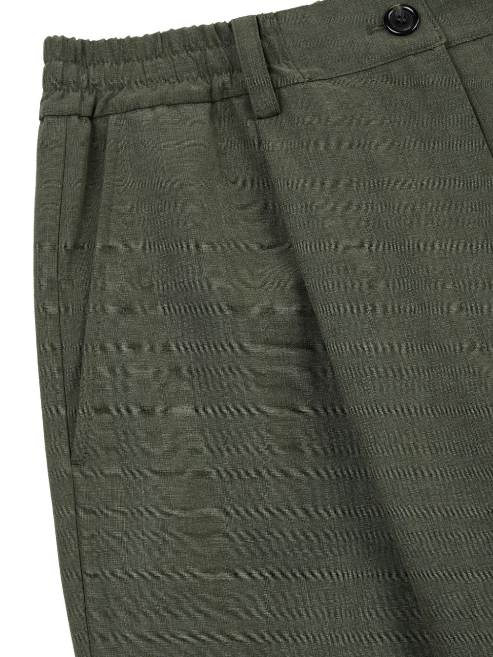 Shop Studio Tomboy Cotton-blend Drawstring Pants In Green