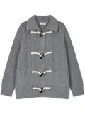 STUDIO TOMBOY cable-knit cardigan - Grey