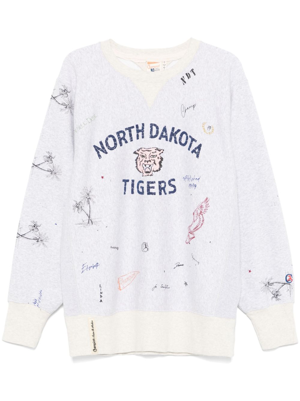 Champion North Dakota Tigers-motif sweatshirt - Grey