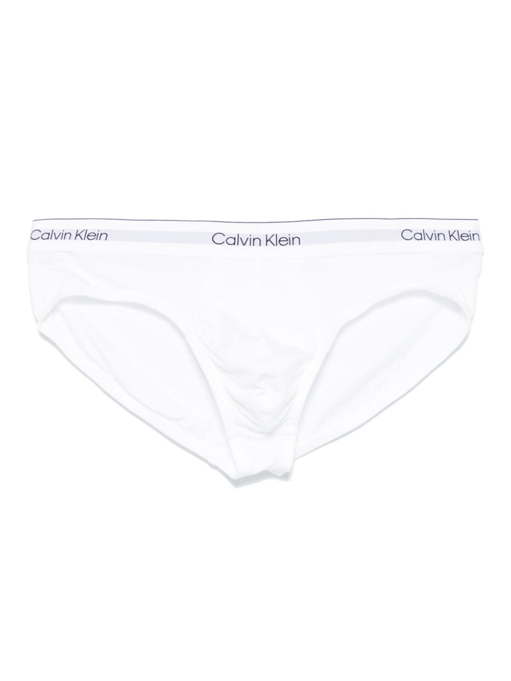 Calvin Klein Drie slips met logoband - Wit