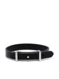 Paul Smith leather bracelet - Black