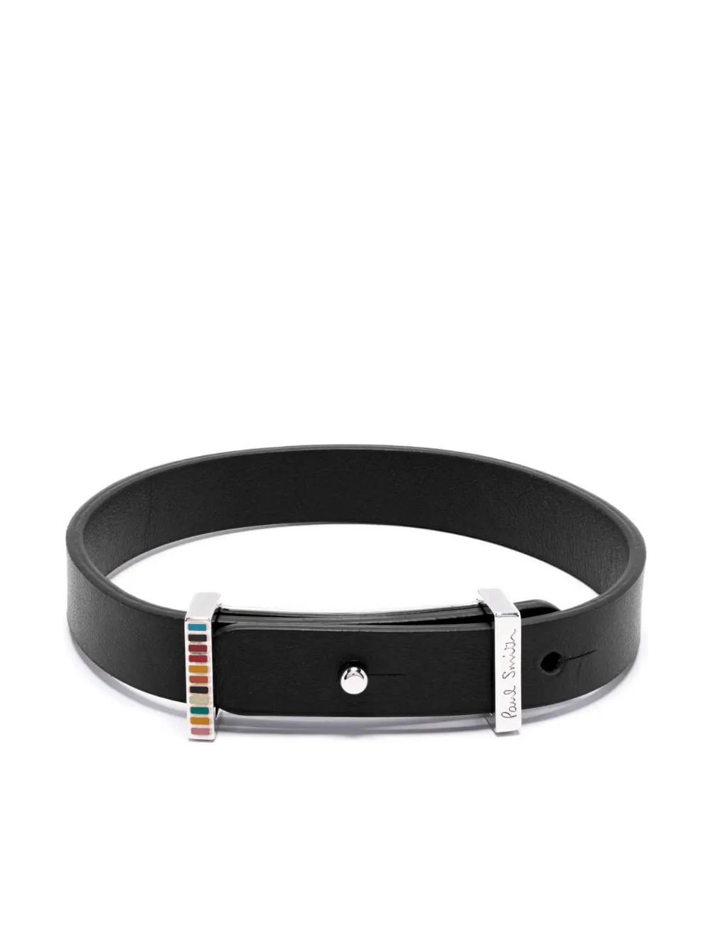 Paul Smith leather bracelet | Black | Image 1