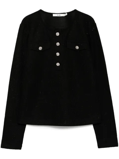 b+ab henley knitted top