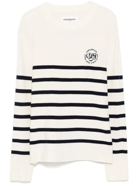 CHOCOOLATE logo-embroidered jumper
