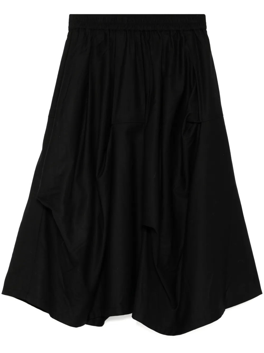 B+ab Draped A-line Skirt In Schwarz