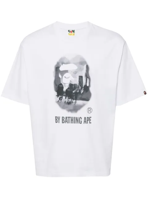 A BATHING APE® logo-print T-shirt