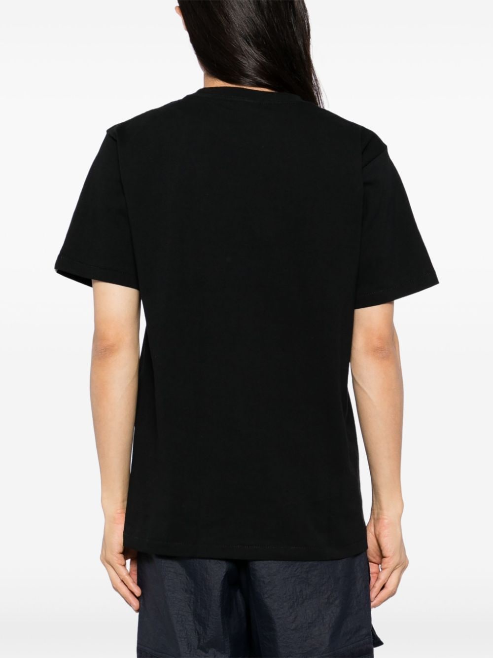 Shop A Bathing Ape Logo Print T-shirt In Black