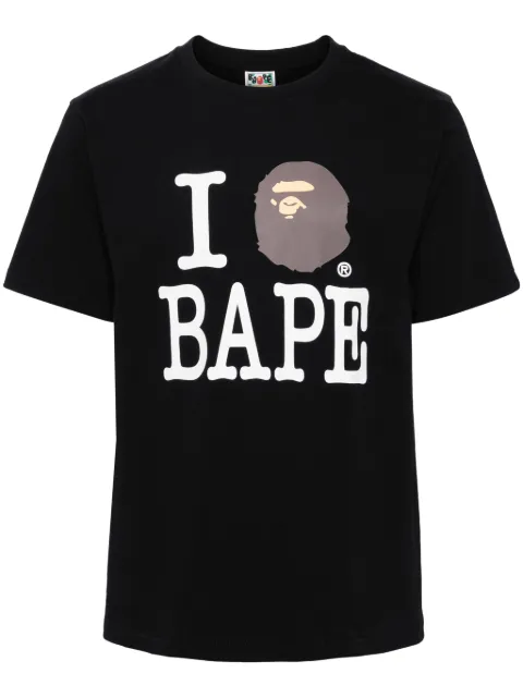 A BATHING APE® logo print T-shirt