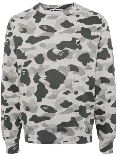A BATHING APE® sudadera con parche del logo