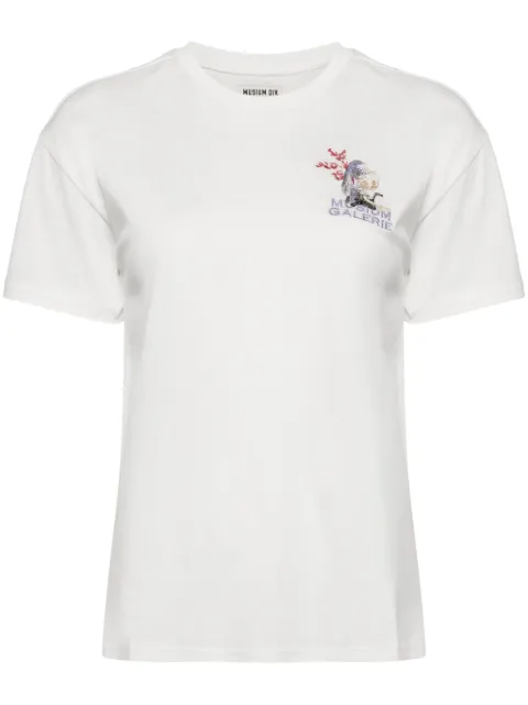 Musium Div. logo-embroidered t-shirt