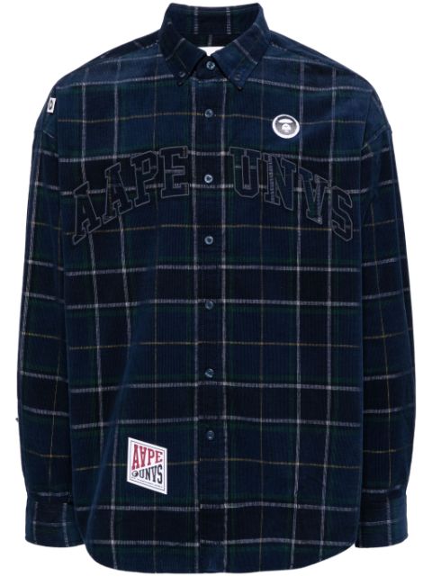 AAPE BY *A BATHING APE logo-patch shirt Men