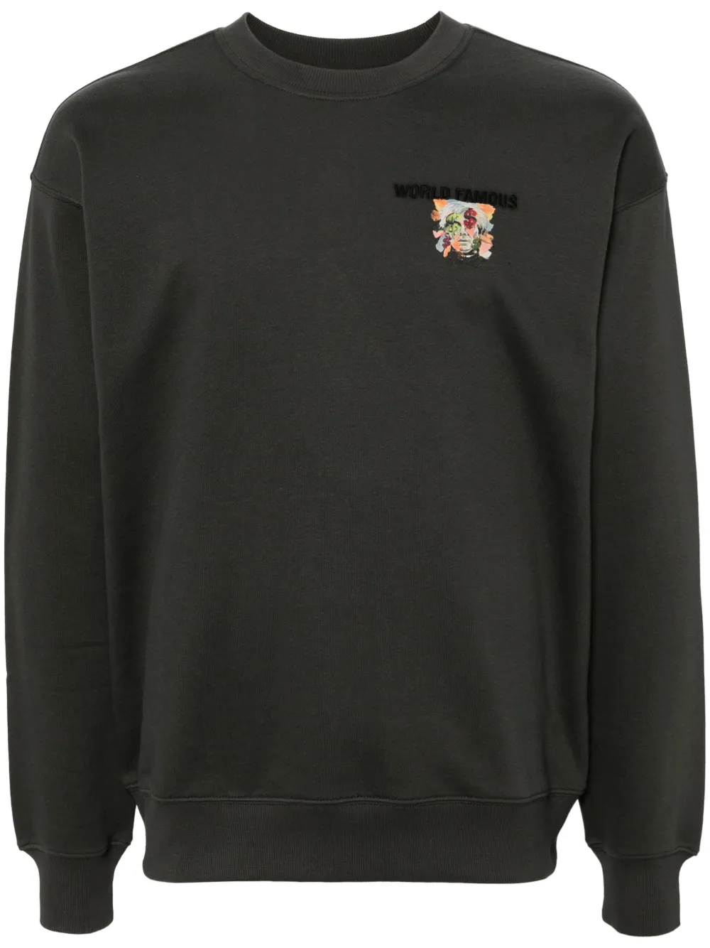 Musium Div. Graphic Patch Sweatshirt In Grau