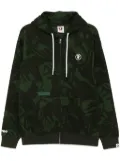 AAPE BY *A BATHING APE® Moonface hooded jacket - Green