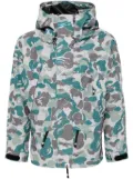 A BATHING APE® camouflage print sport jacket - Green