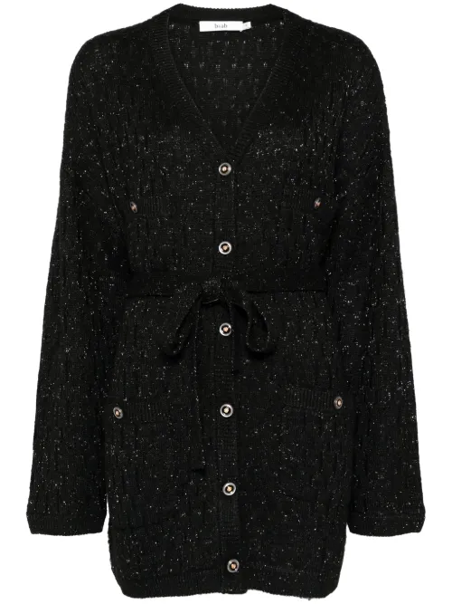 Robe ceinturée à col v - b+ab - Modalova
