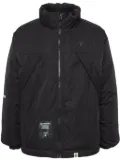 AAPE BY *A BATHING APE® logo patch down jacket - Black