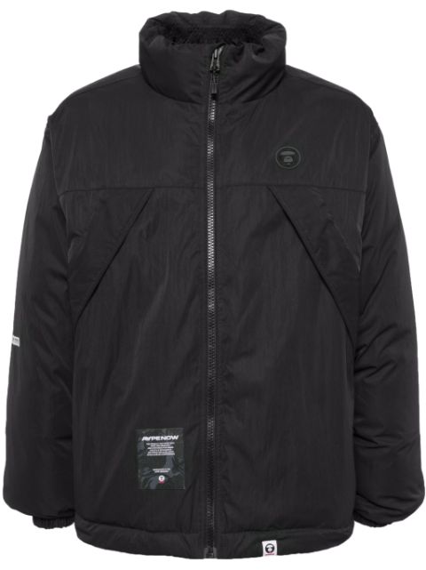 AAPE BY *A BATHING APE logo patch down jacket Men