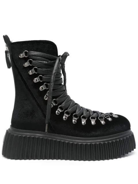 AGL Dromo Velvet combat boots