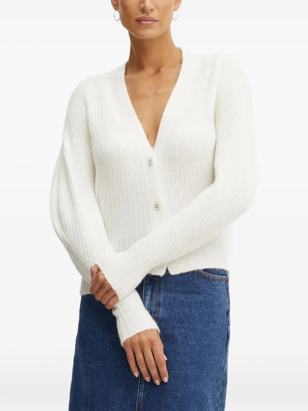 LIU JO buttoned cardigan - ニュートラル LIU JO buttoned cardigan - ニュートラル