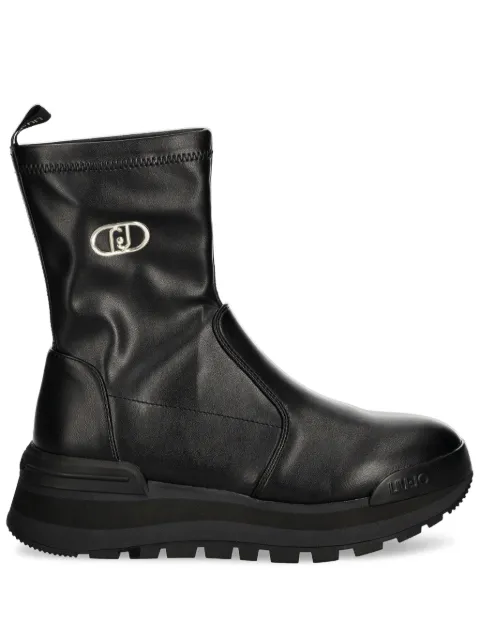 LIU JO logo boots