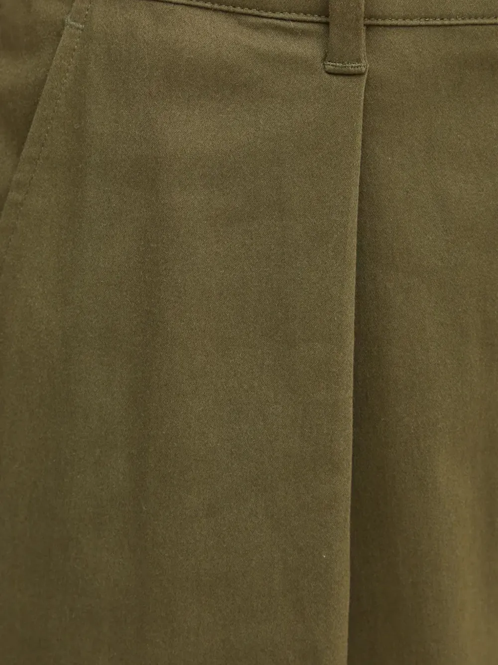 Liu •jo Pleated-front Cargo Trousers In Green