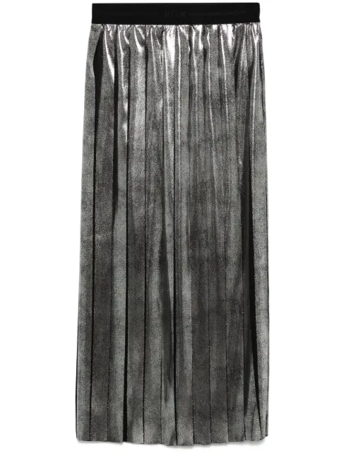 MSGM pleated midi skirt