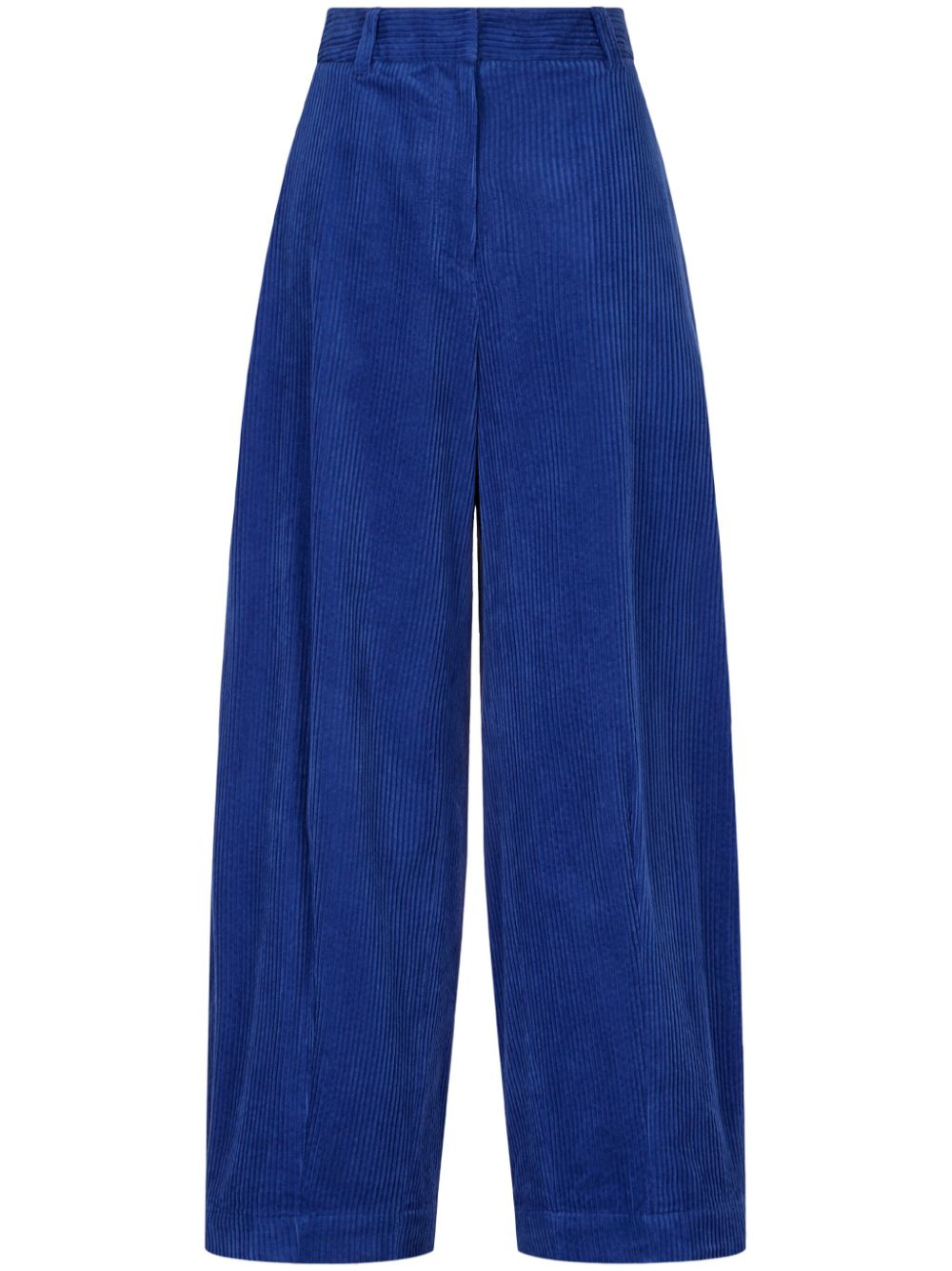 corduroy wide-leg trousers