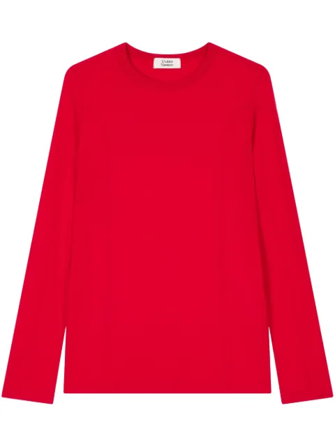 STUDIO TOMBOY playera con cuello redondo