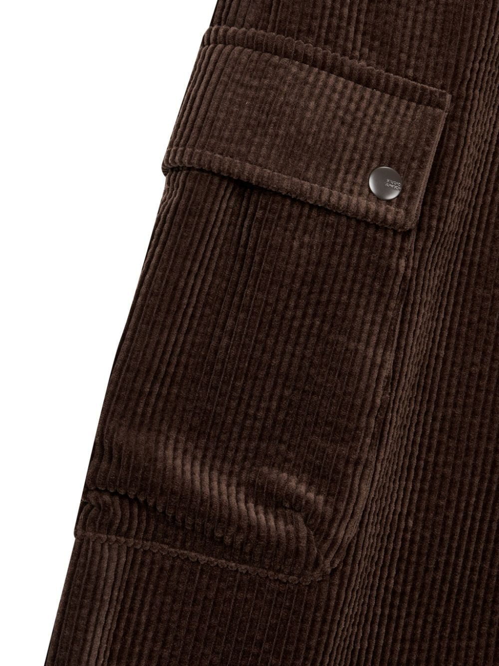 Shop Studio Tomboy Corduroy Cargo Skirt In Brown