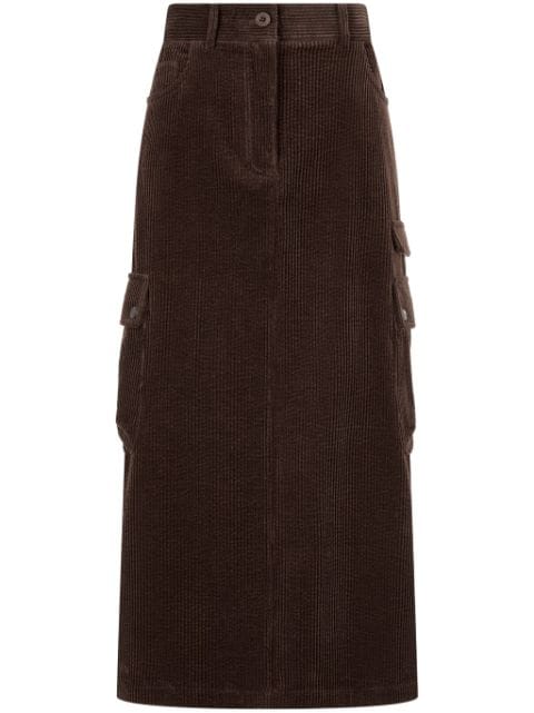 STUDIO TOMBOY corduroy cargo skirt