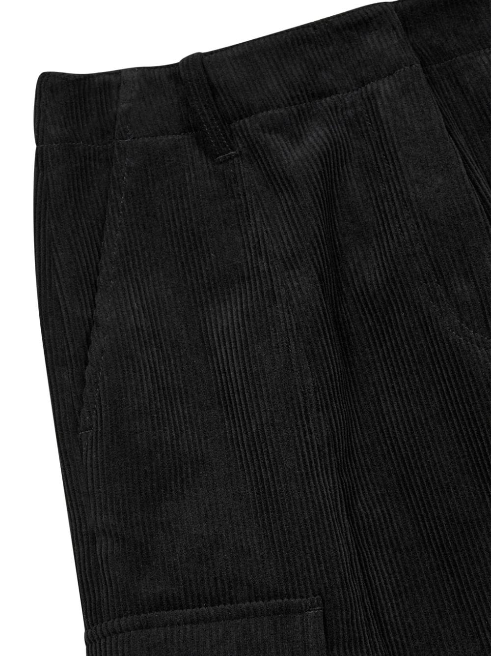 Shop Studio Tomboy Corduroy Cargo Pants In Black