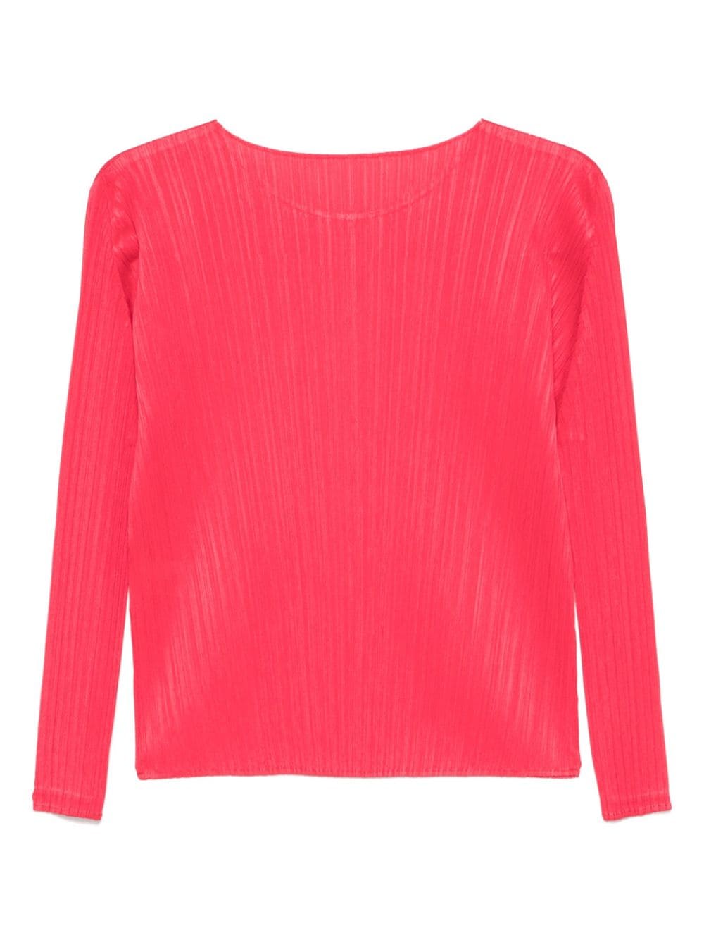 Pleats Please Issey Miyake Monthly Colors: September top - Rood