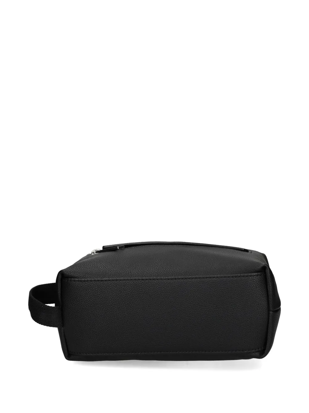 BOSS Toilettas met logo-reliëf van imitatieleer Zwart