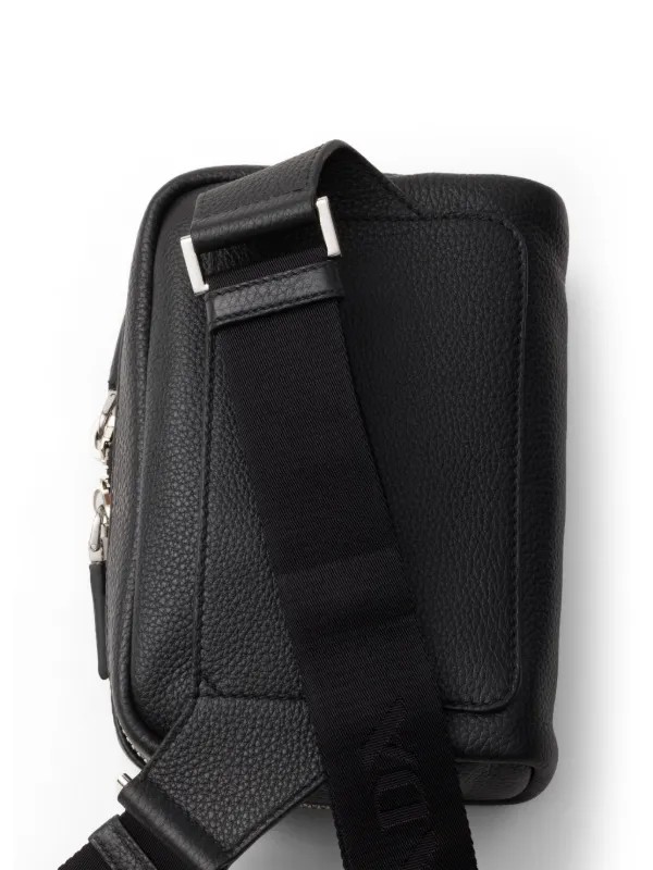Prada Brique サフィアーノレザー バッグ | ブラック | FARFETCH JP
