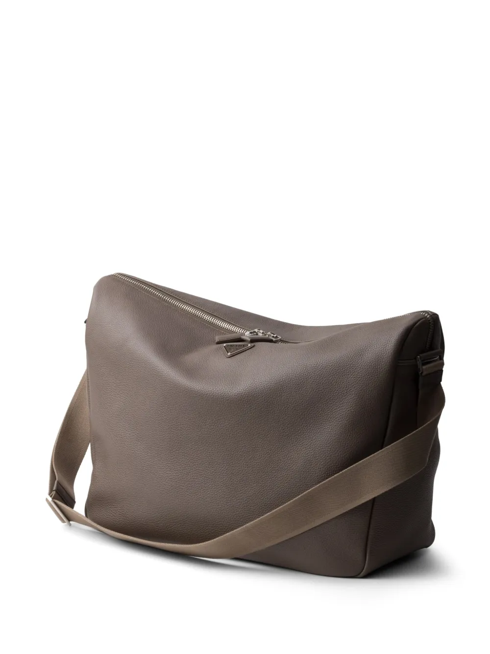 Prada Leren schoudertas Grijs