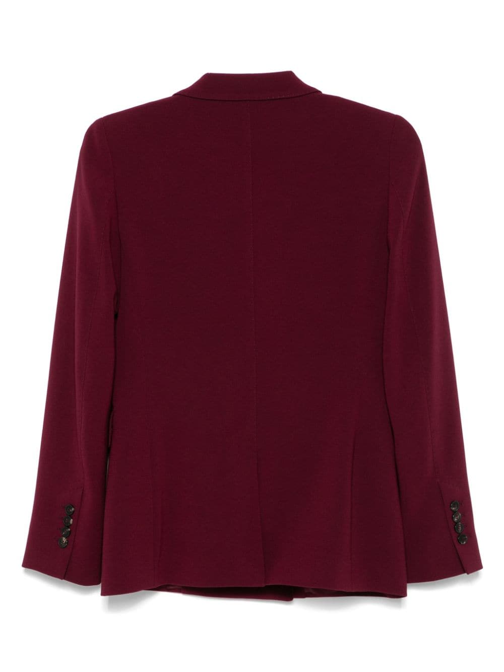 Shop Alberto Biani Double-breasted Blazer In Red