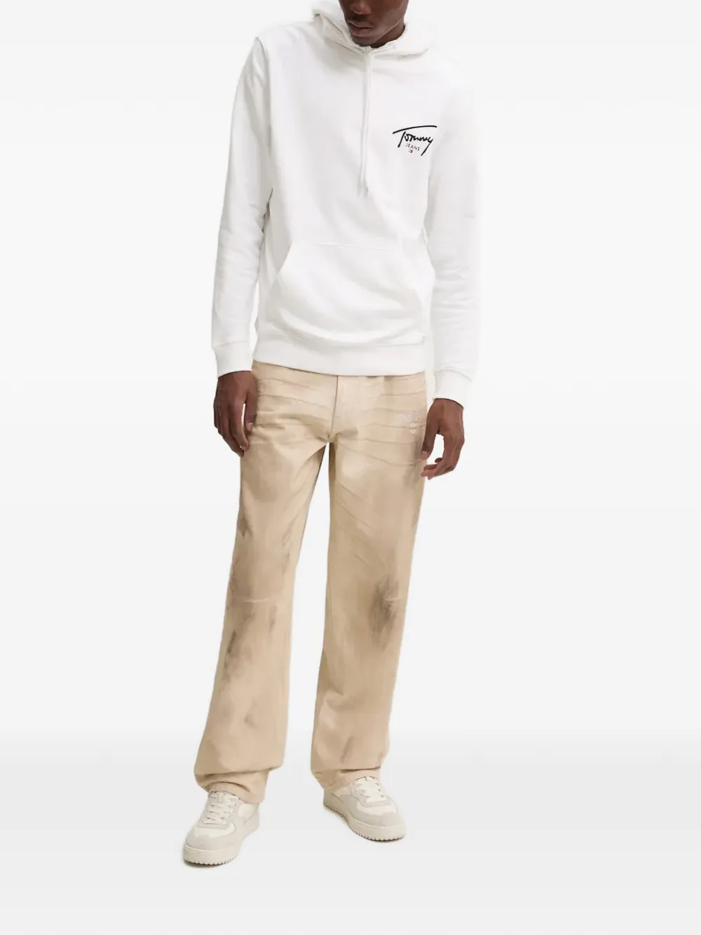 NAKED WOLFE Signature baggy jeans - Wit