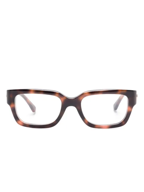 Gucci Eyewear lentes con armazón estilo carey