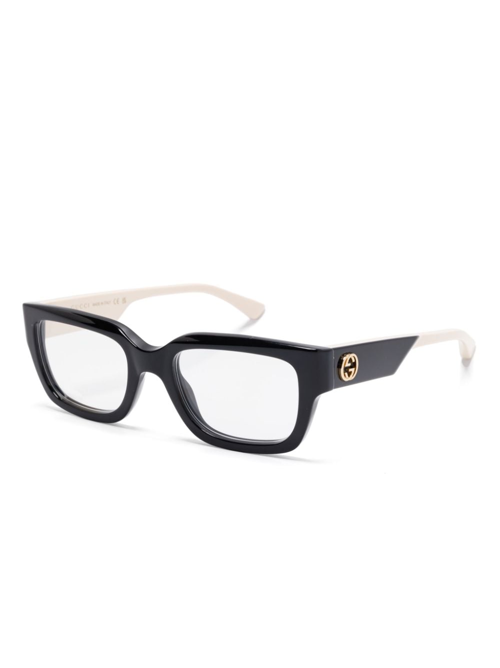 Shop Gucci Gg1666o Glasses In Black