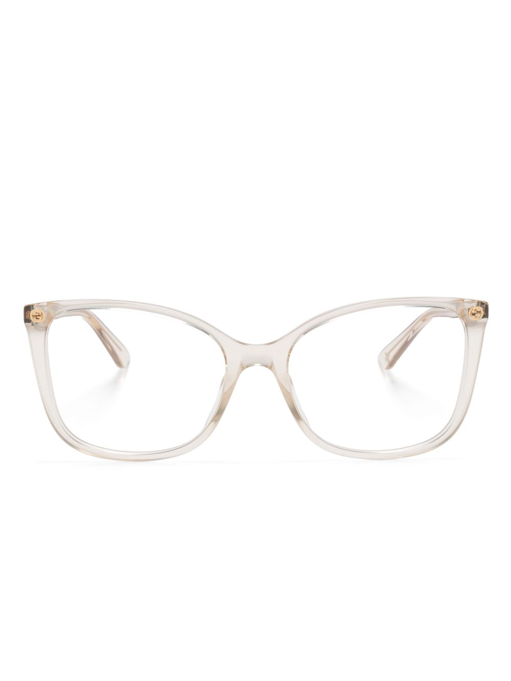 Gucci Eyewear cat eye-frame glasses - Neutrals