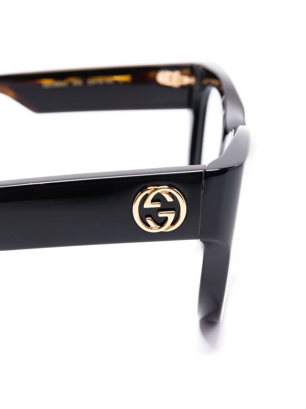 Shop Gucci Gg1665o Glasses In Black