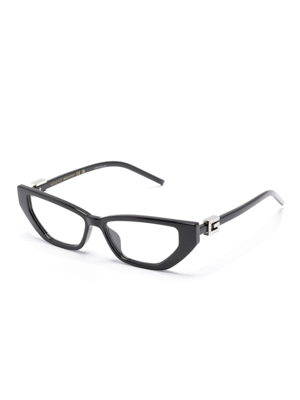 Shop Gucci Cat Eye-frame Glasses In Schwarz